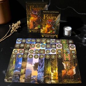 NWOT FAIRY LENORMAND ORACLE Deck Cards/Book Set Faery Tarot Oracle Fortune